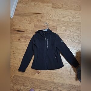Women's Black Hooded Jacket